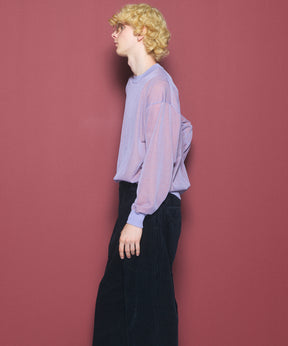 [26SS PRE-ORDER] Airy Striped Gabardine Prime-Over Short-sleeved Shirt