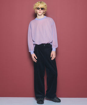 Wide-Wale Corduroy One-Tuck Pants