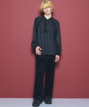Wide-Wale Corduroy One-Tuck Pants