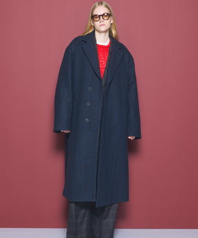 [26AW PRE-ORDER] [Italian dead stock fabric] Prime over regular collar shirt coat