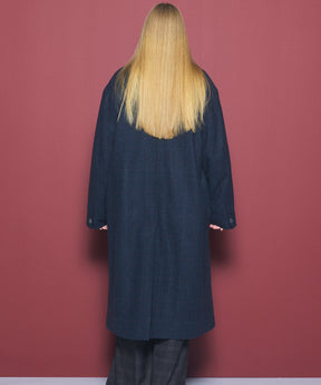 [26AW PRE-ORDER] [Italian dead stock fabric] Prime over regular collar shirt coat