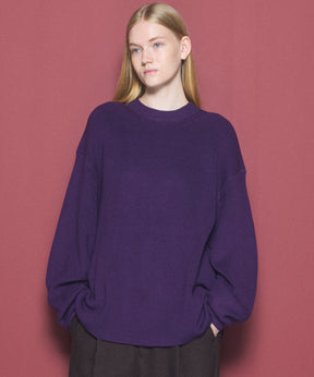 C/A Prime-Over Pullover Crew Neck Knit