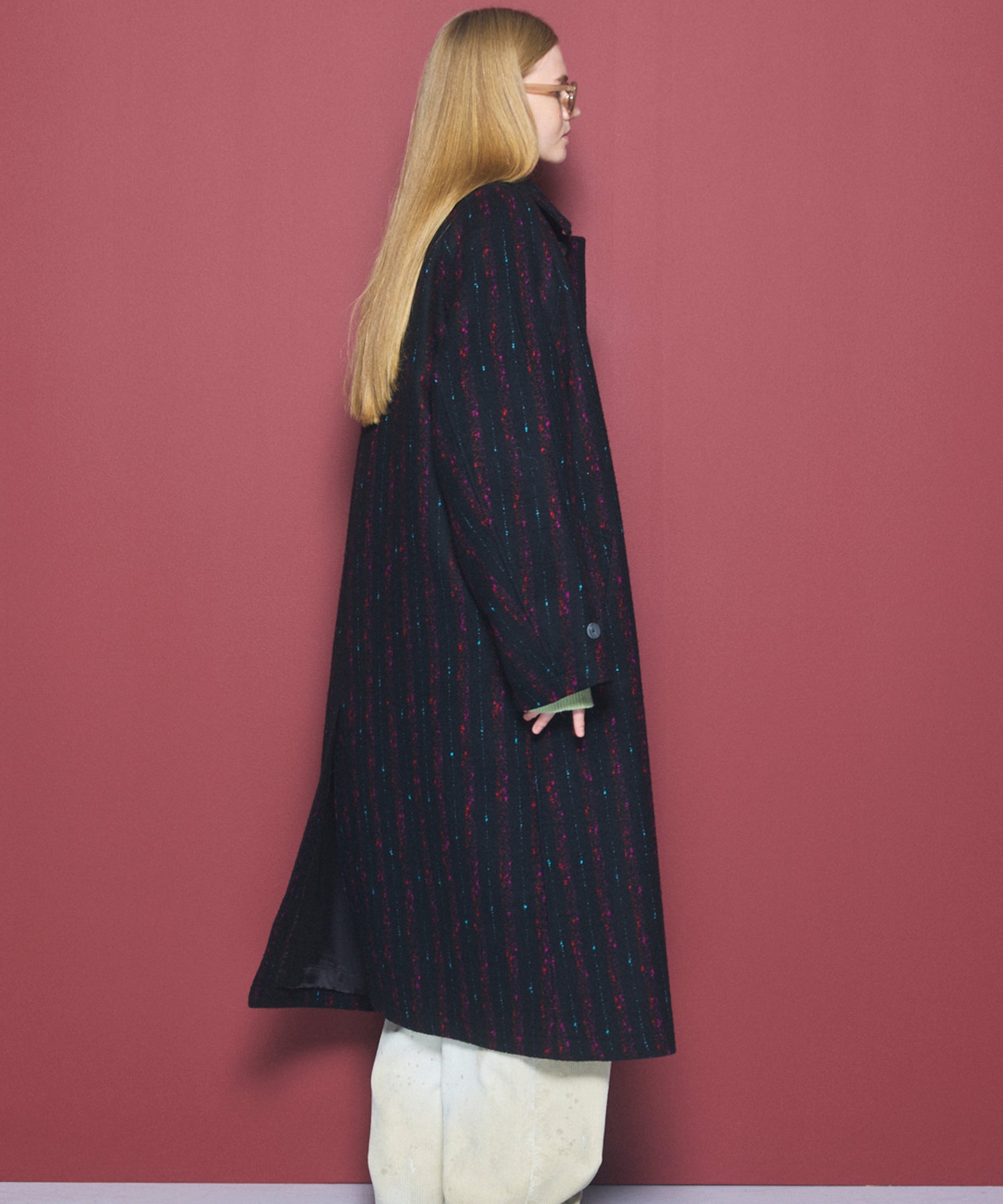 【26AW PRE-ORDER】【Italian Dead Stock Fabric】プライムオーバーステンカラーコート