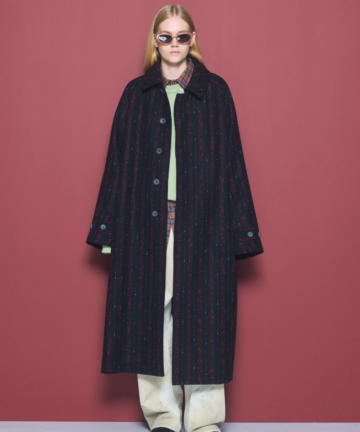 【26AW PRE-ORDER】【Italian Dead Stock Fabric】プライムオーバーステンカラーコート