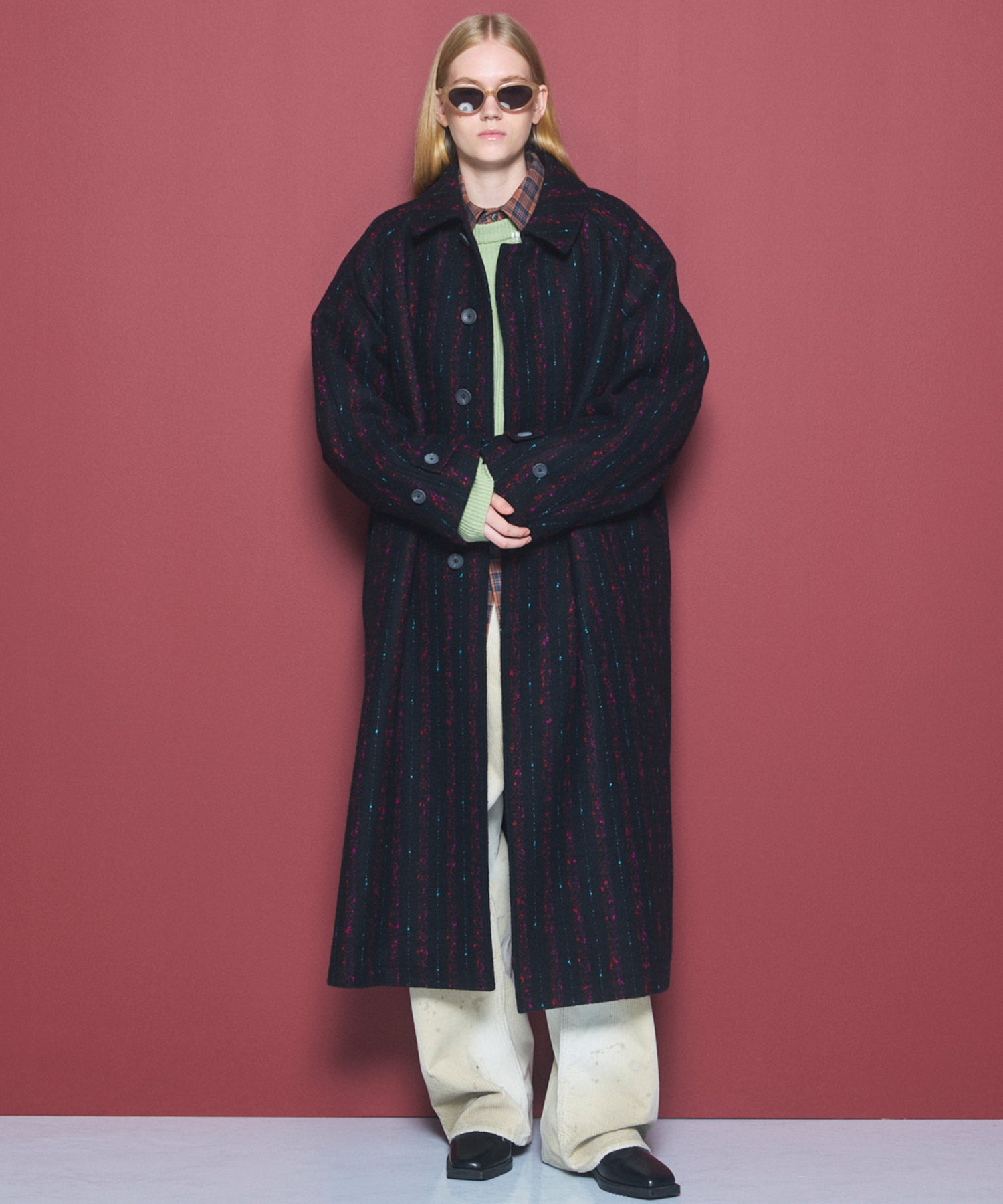 【26AW PRE-ORDER】【Italian Dead Stock Fabric】プライムオーバーステンカラーコート