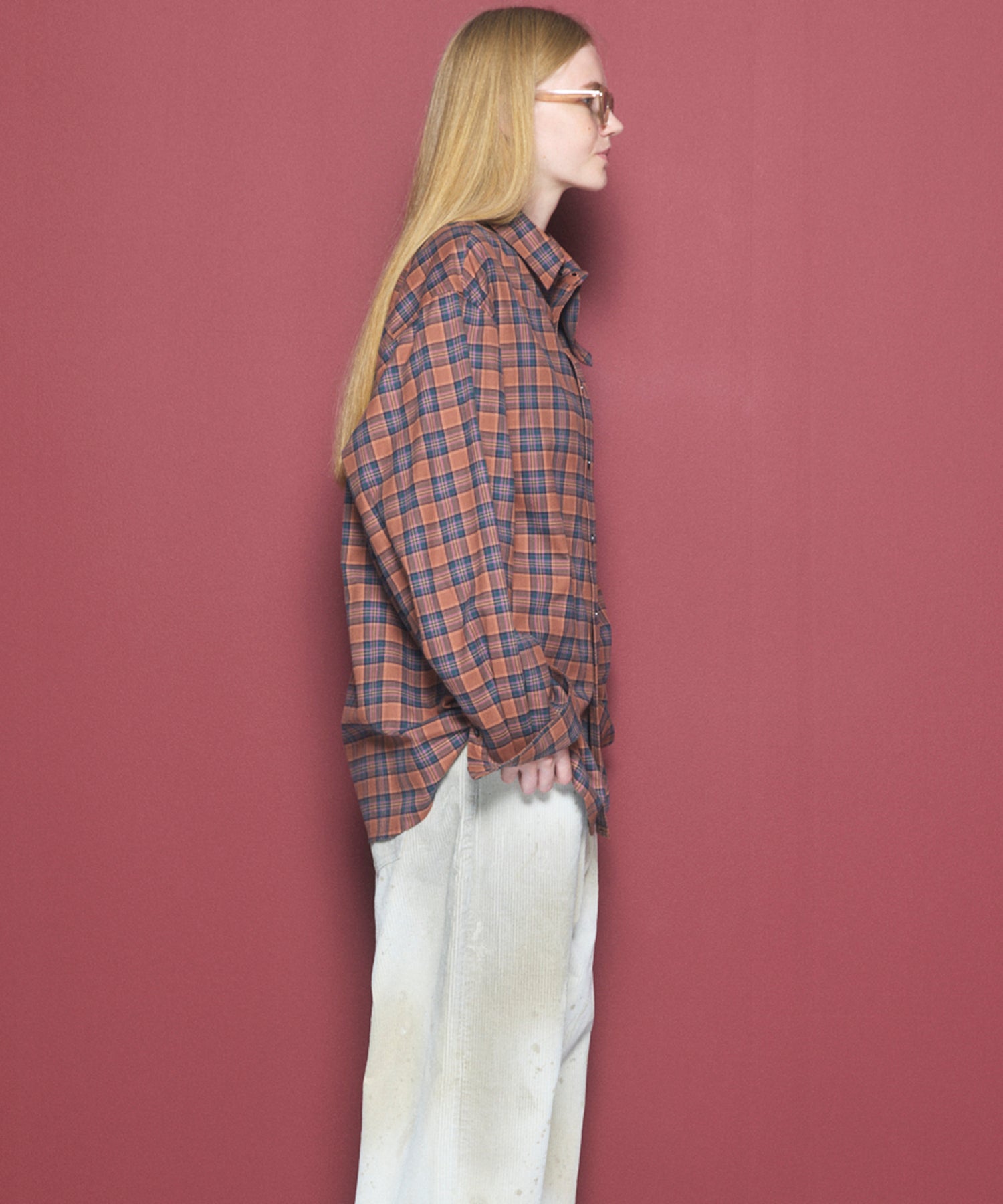 [26AW PRE-ORDER] [Italian dead stock fabric] Prime over regular collar shirt coat