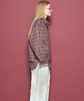 [26AW PRE-ORDER] [Italian dead stock fabric] Prime over regular collar shirt coat