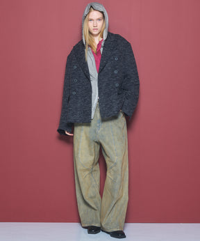 【26AW PRE-ORDER】オーバーダイエンブロイダリースウェットプライムオーバーZIPパーカー