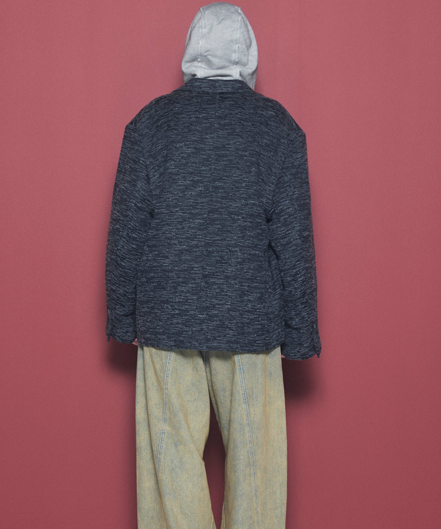【Italian Dead Stock Fabric】Prime-Over Regular Collar Long Sleeve Shirt