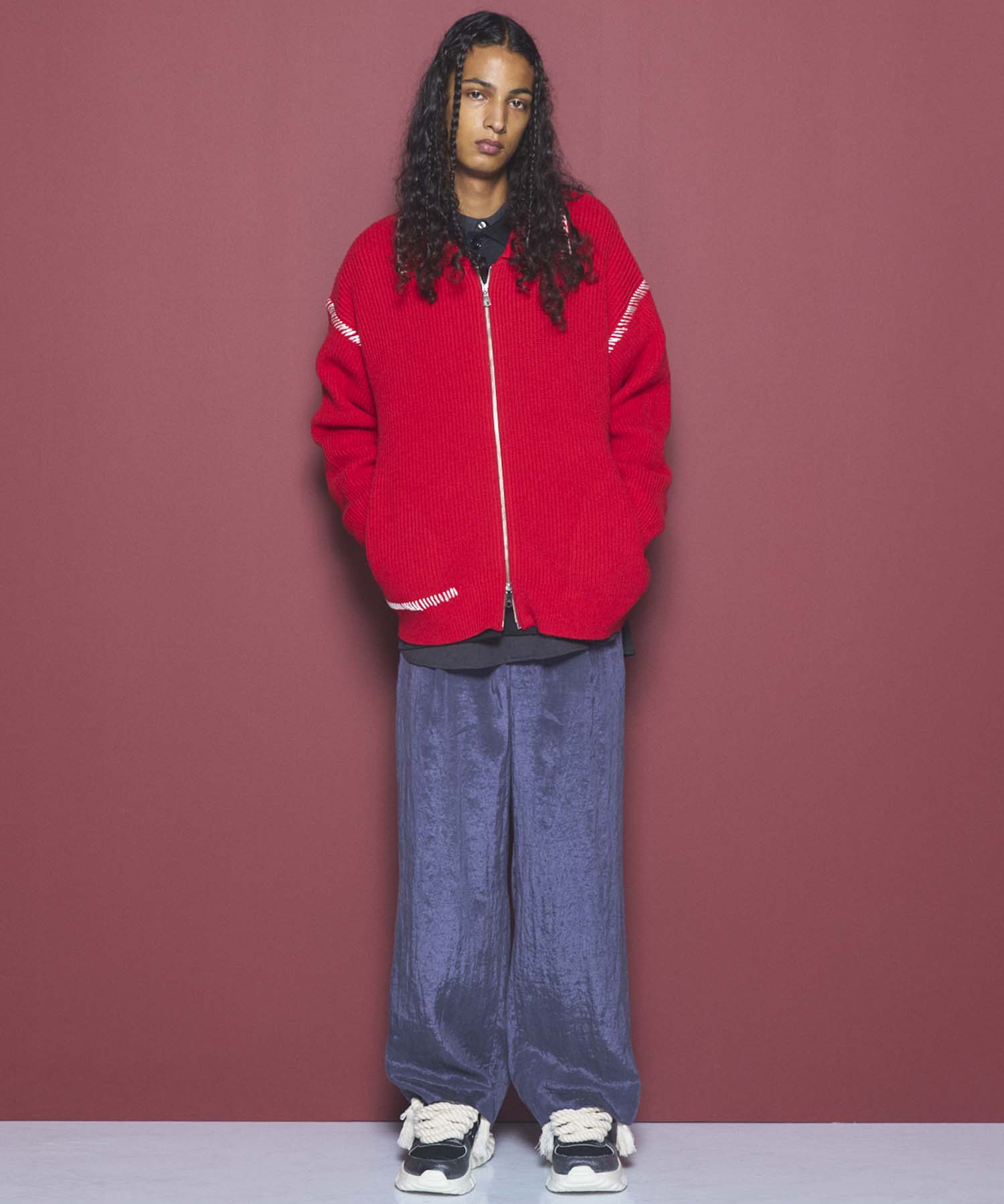 【26AW PRE-ORDER】フィブリルキュプラプライムオーバーロングスリーブポロシャツ