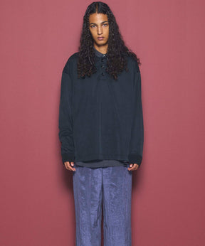 【26AW PRE-ORDER】フィブリルキュプラプライムオーバーロングスリーブポロシャツ