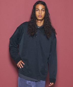 【26AW PRE-ORDER】フィブリルキュプラプライムオーバーロングスリーブポロシャツ