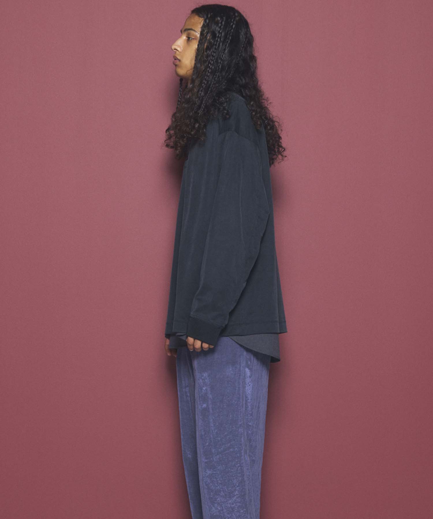 【26AW PRE-ORDER】フィブリルキュプラプライムオーバーロングスリーブポロシャツ