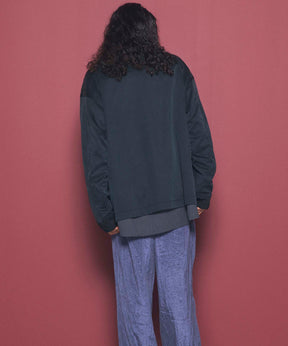 【26AW PRE-ORDER】フィブリルキュプラプライムオーバーロングスリーブポロシャツ