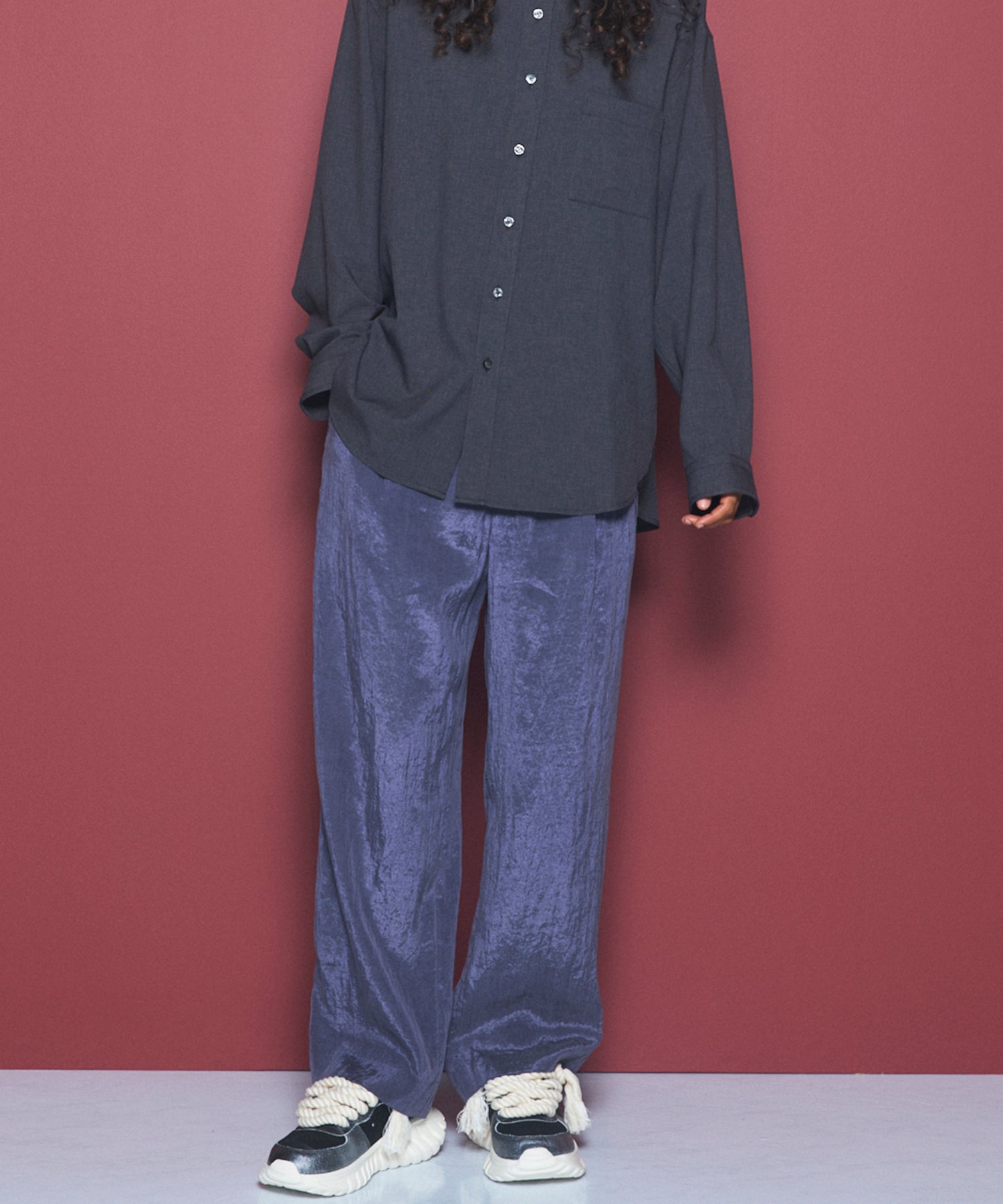 【26AW PRE-ORDER】Banana Curve Silhouette Prime-Wide Cargo Trousers
