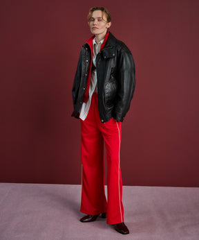Tulle Side Line Jersey Pants