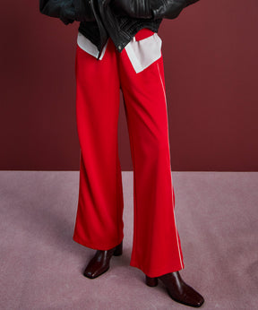 Tulle Side Line Jersey Pants