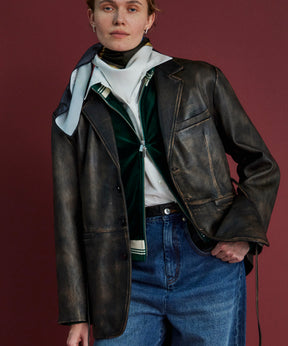 Leather Tailored Jacket