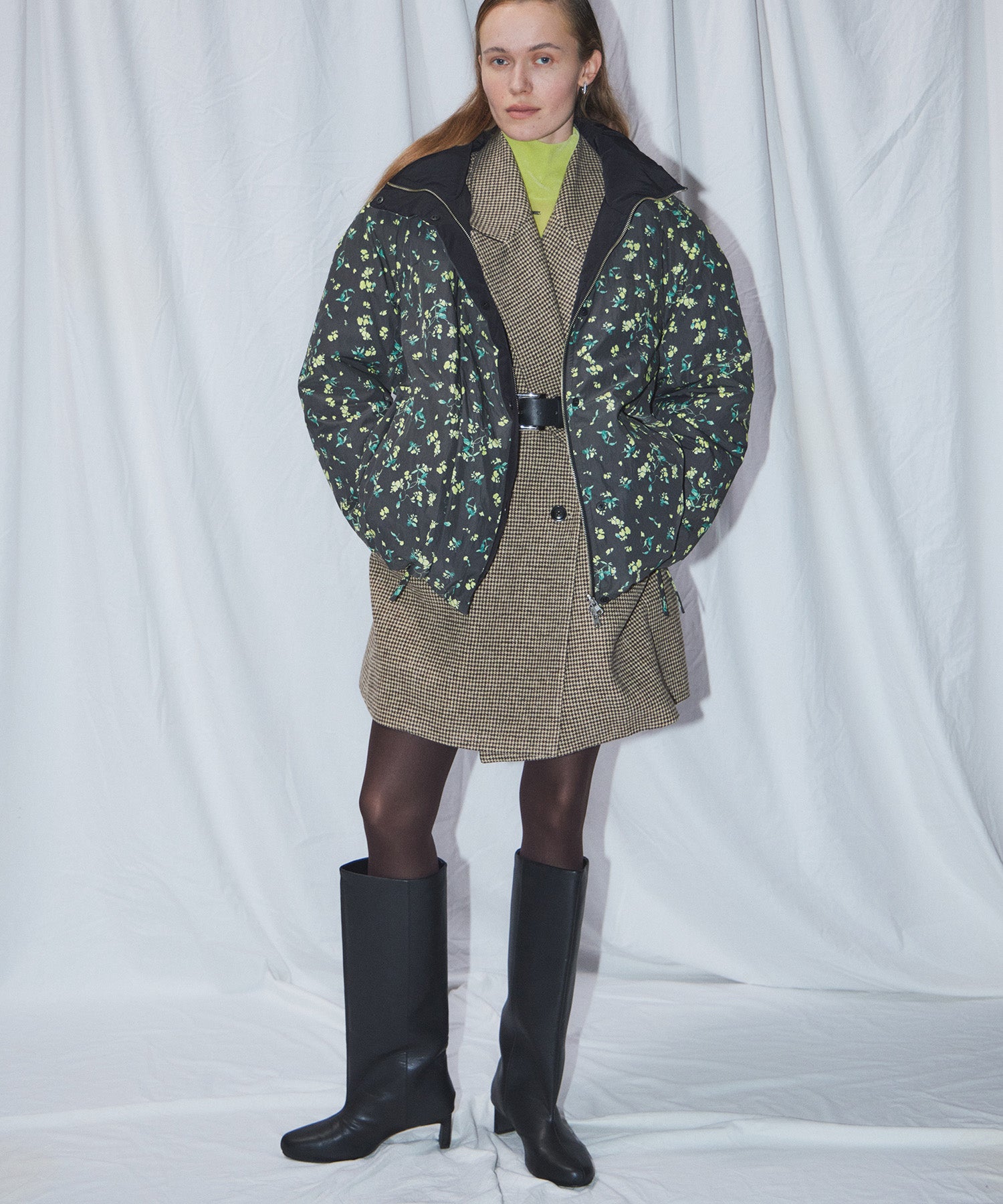 Multi-Pattern Reversible Down Jacket