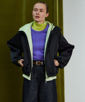 Bicolor Layered Blouson