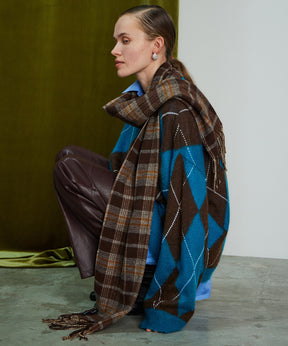 【PRE-ORDER】Oversized Argyle Knit