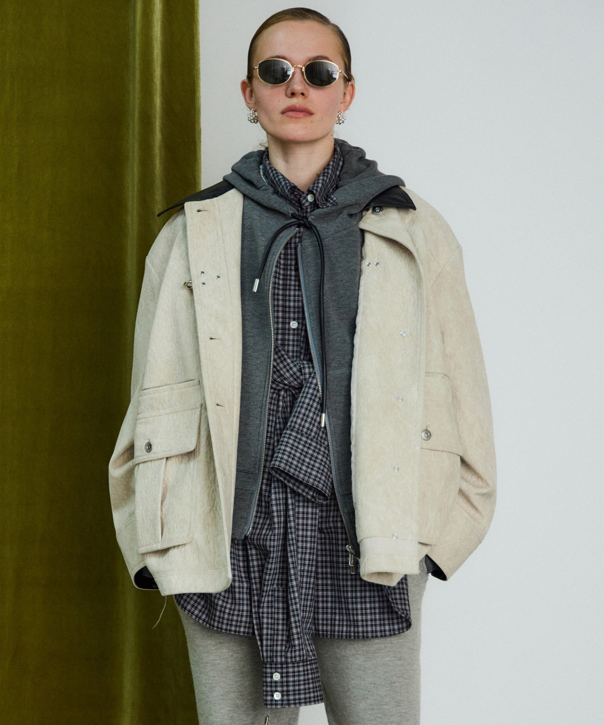Haircalf-Like Utility Jacket