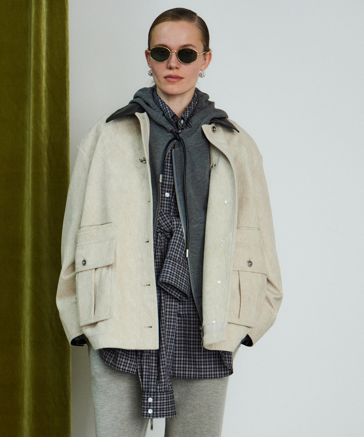 Haircalf-Like Utility Jacket