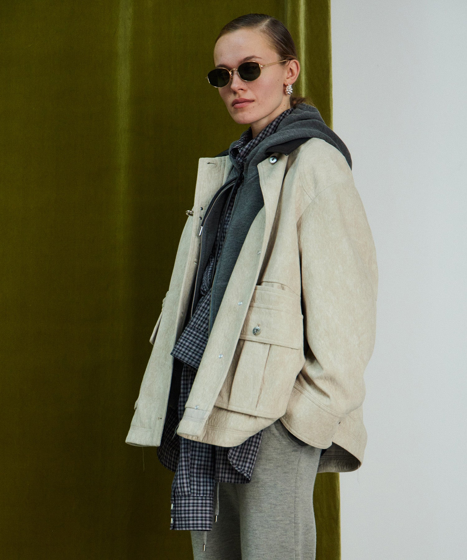 Haircalf-Like Utility Jacket