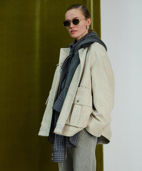 Haircalf-Like Utility Jacket