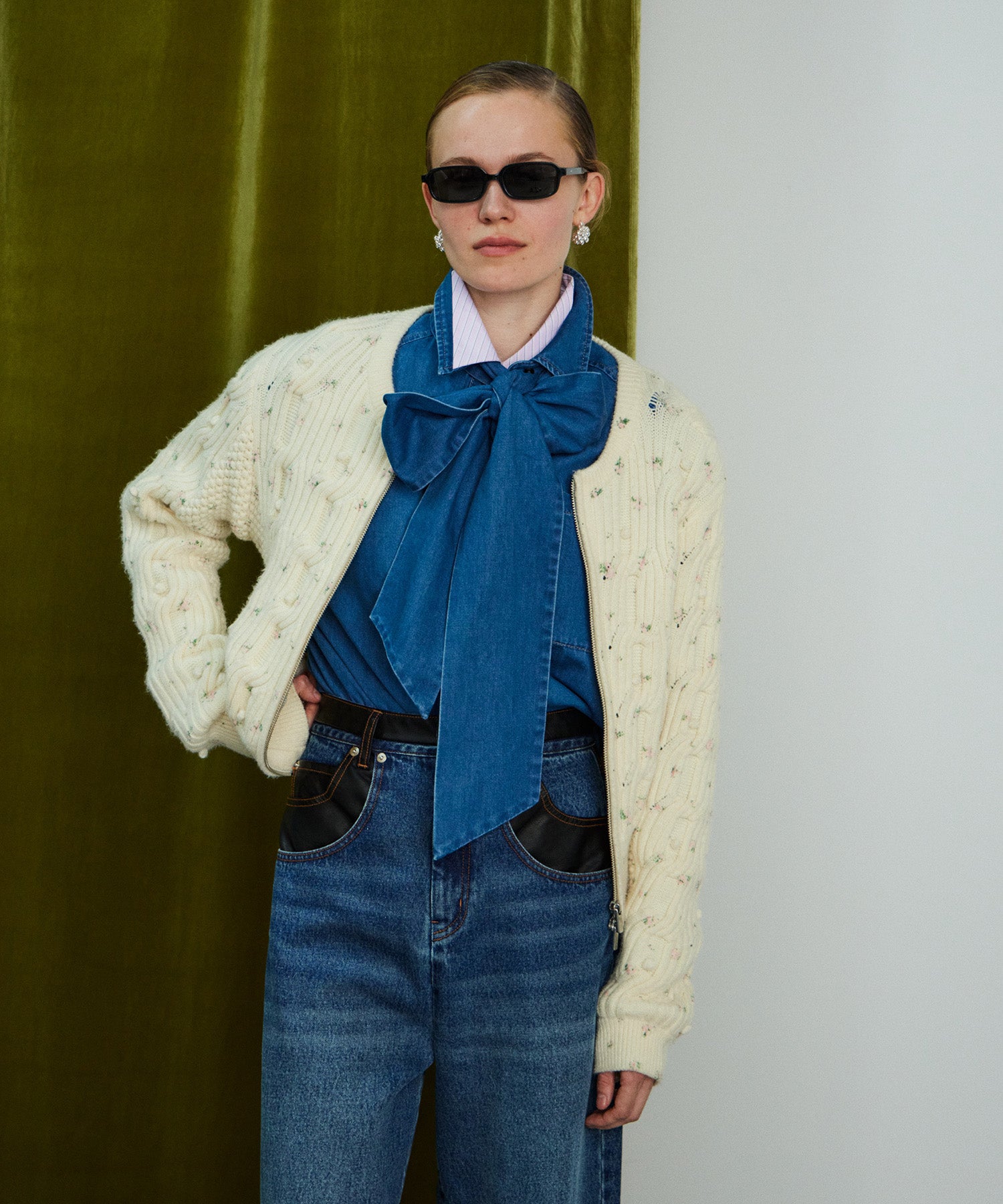 【26WINTER COLLECTION】2WAY Bow-Tie Shirt
