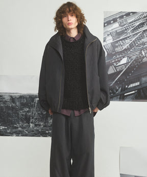 【26AW PRE-ORDER】Curve Switching Prime-Over Stand Collar Blouson