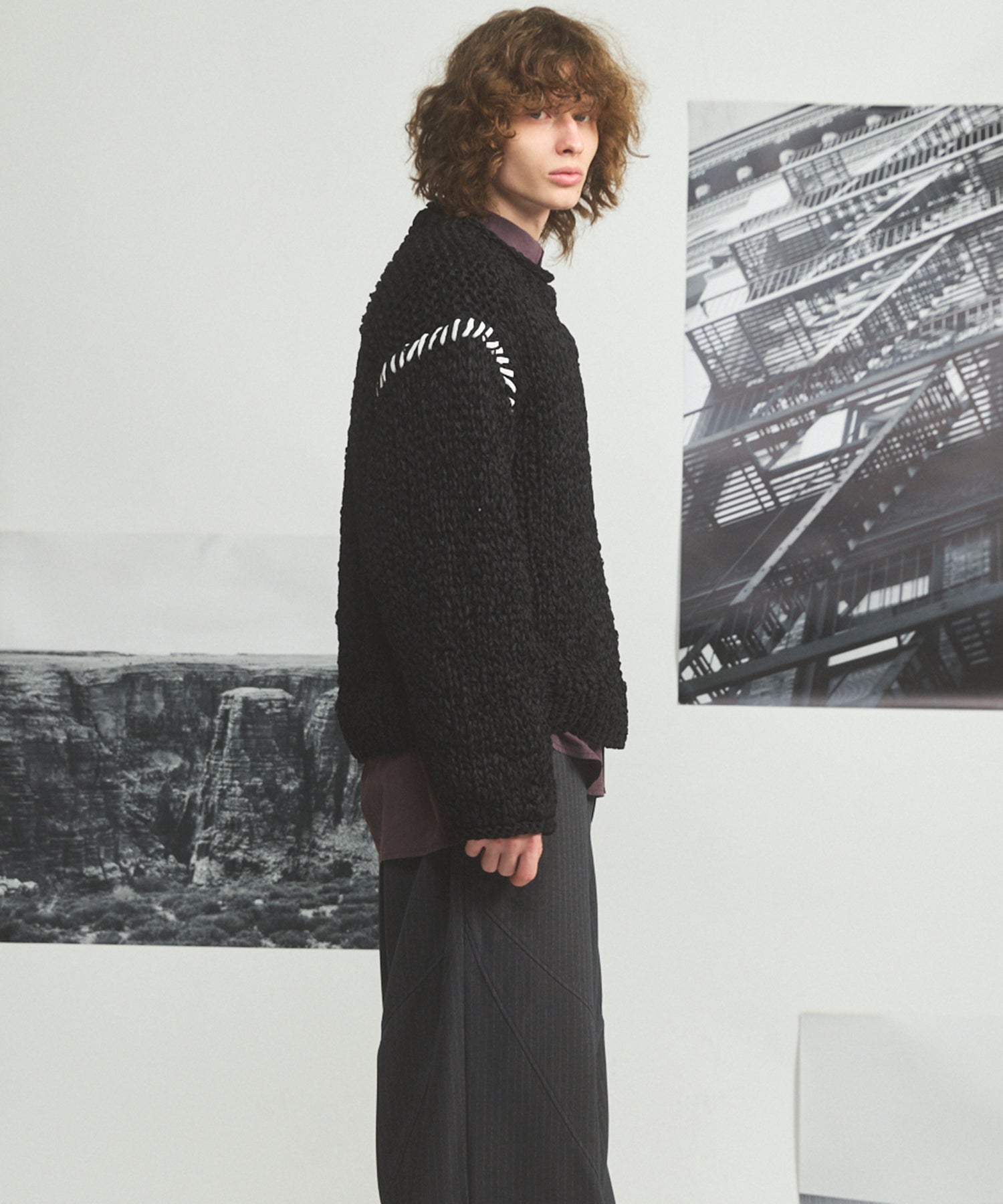 【26SS PRE-ORDER】Airy Striped Gabardine Prime-Over Short-sleeved Shirt