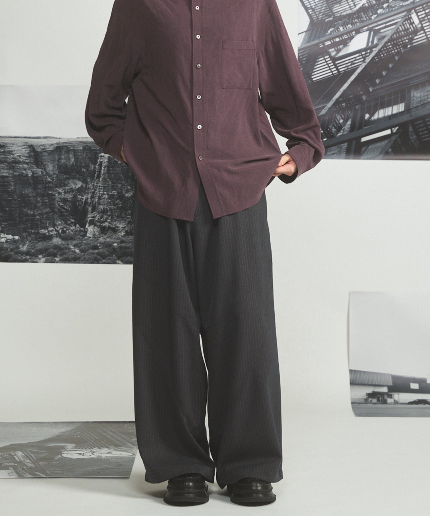 [26AW 预购] Curve Switching Prime 宽裤