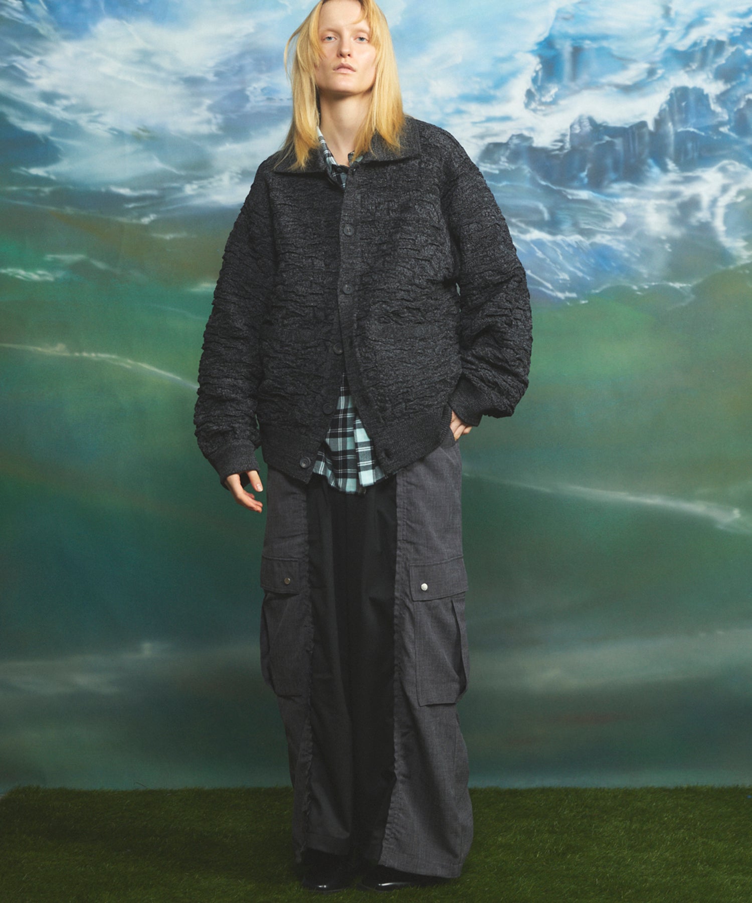 ut-off Docking Prime-Wide Cargo Pants