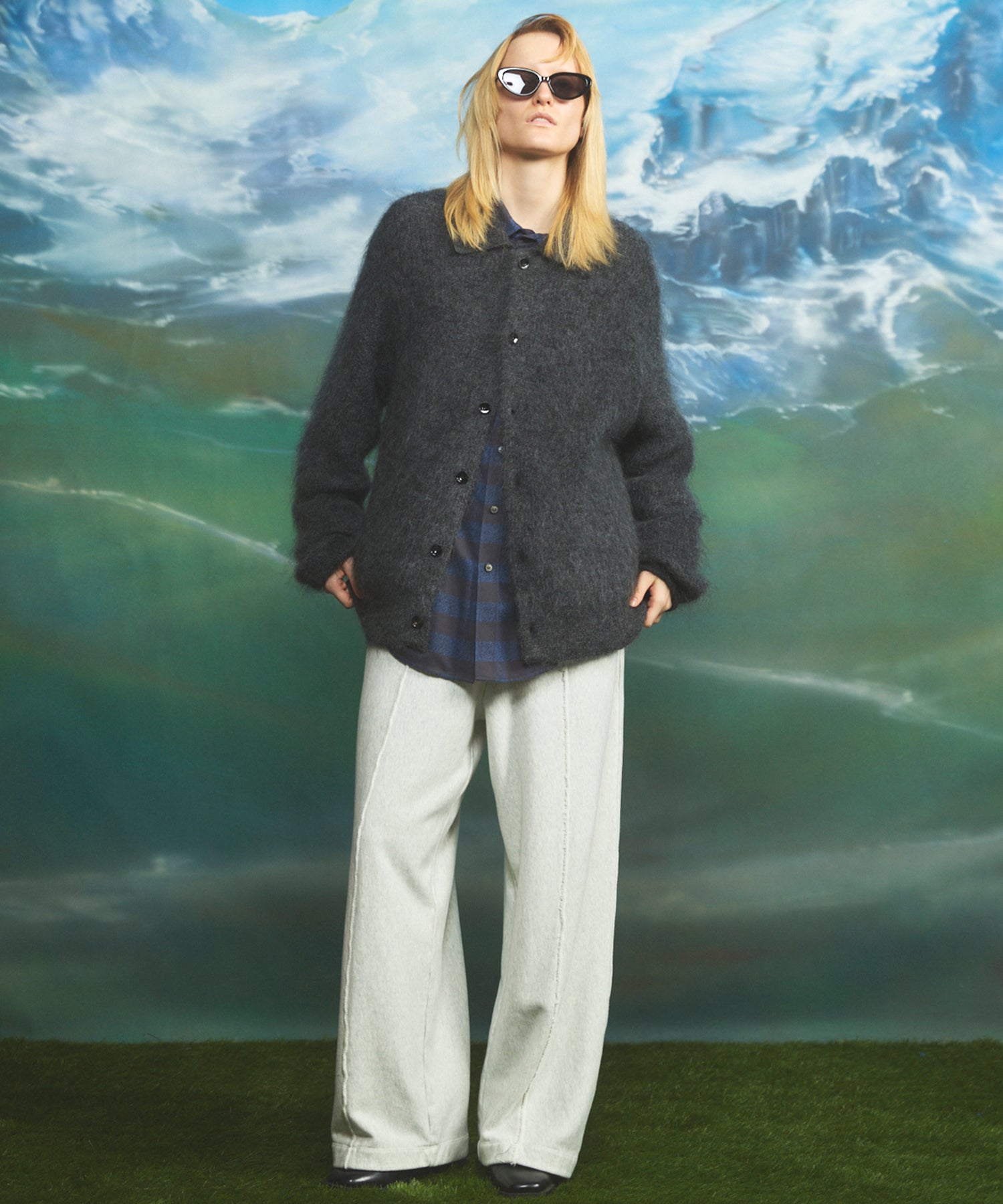 【26AW PRE-ORDER】ヘビーウェイトスウェットプライムワイドピンタックイージーパンツ