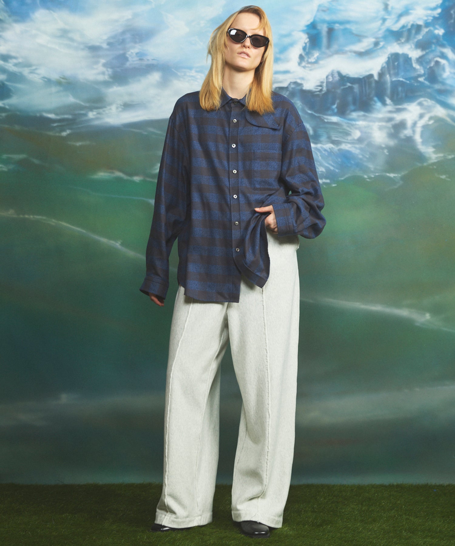 【26AW PRE-ORDER】ヘビーウェイトスウェットプライムワイドピンタックイージーパンツ
