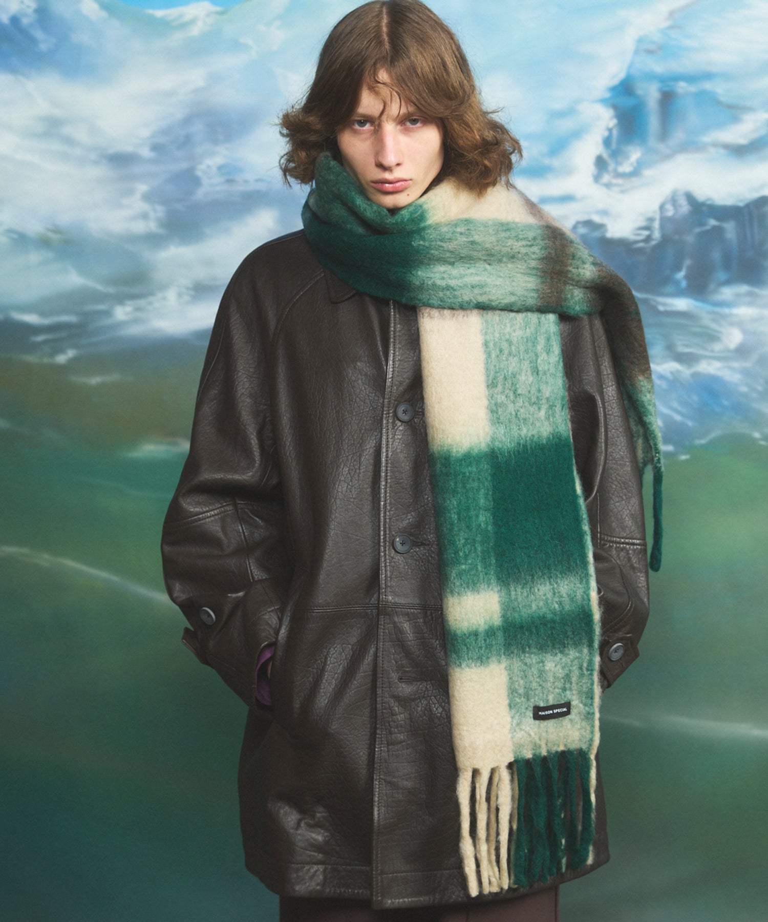 【26AW PRE-ORDER】ウーリッシュボリュームマフラー