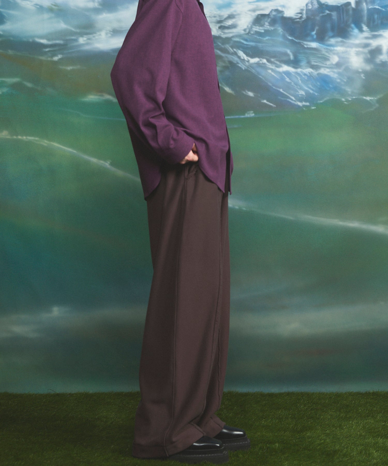 【26AW PRE-ORDER】ヘビーウェイトスウェットプライムワイドピンタックイージーパンツ
