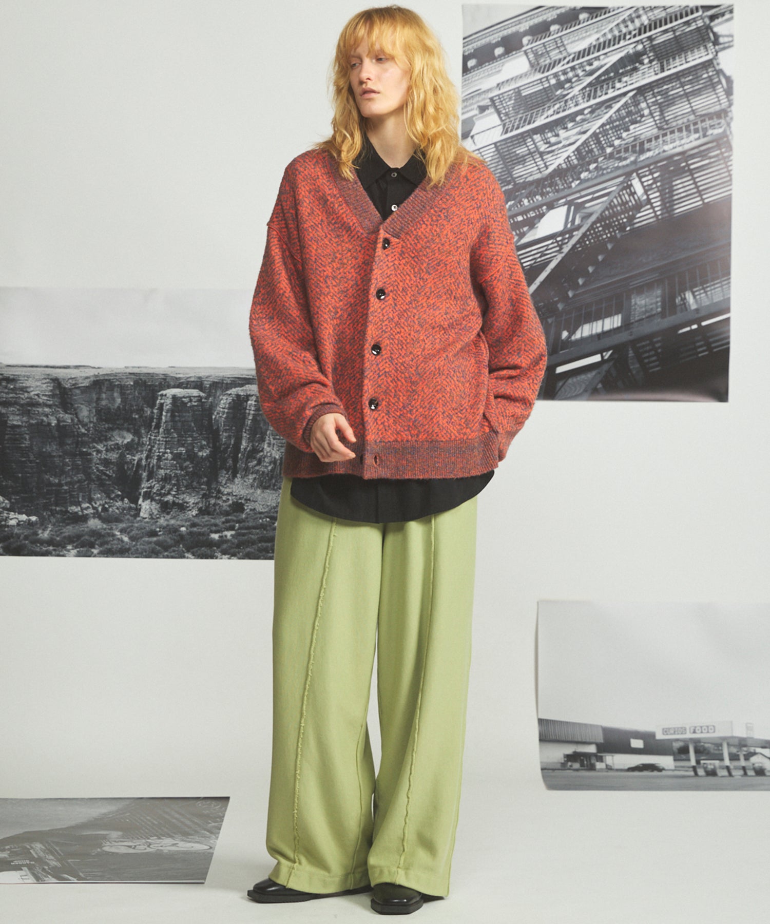 【26AW PRE-ORDER】ヘビーウェイトスウェットプライムワイドピンタックイージーパンツ