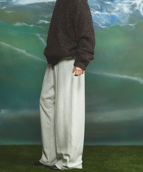 【26AW PRE-ORDER】ヘビーウェイトスウェットプライムワイドピンタックイージーパンツ