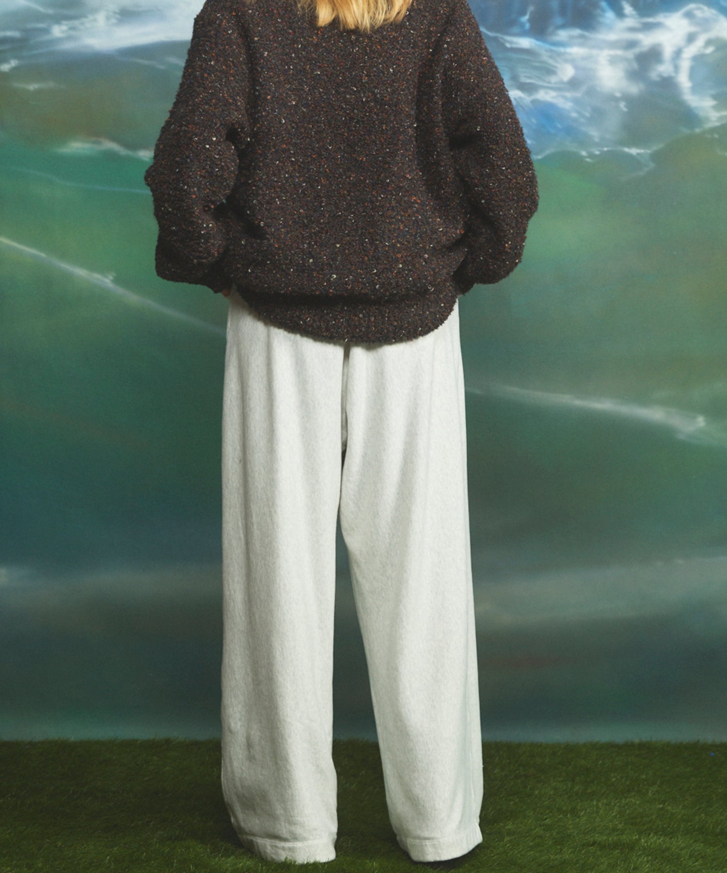 【26AW PRE-ORDER】ヘビーウェイトスウェットプライムワイドピンタックイージーパンツ