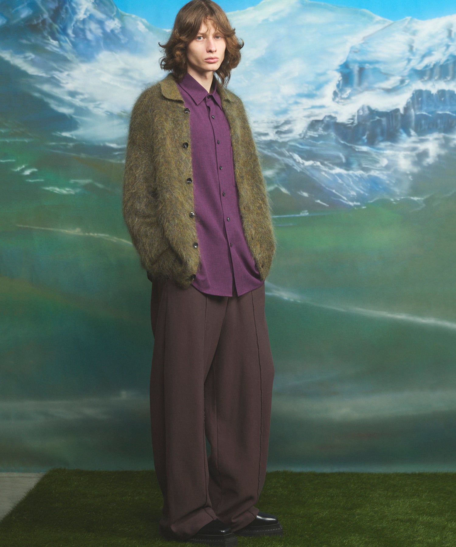 【26AW PRE-ORDER】ヘビーウェイトスウェットプライムワイドピンタックイージーパンツ