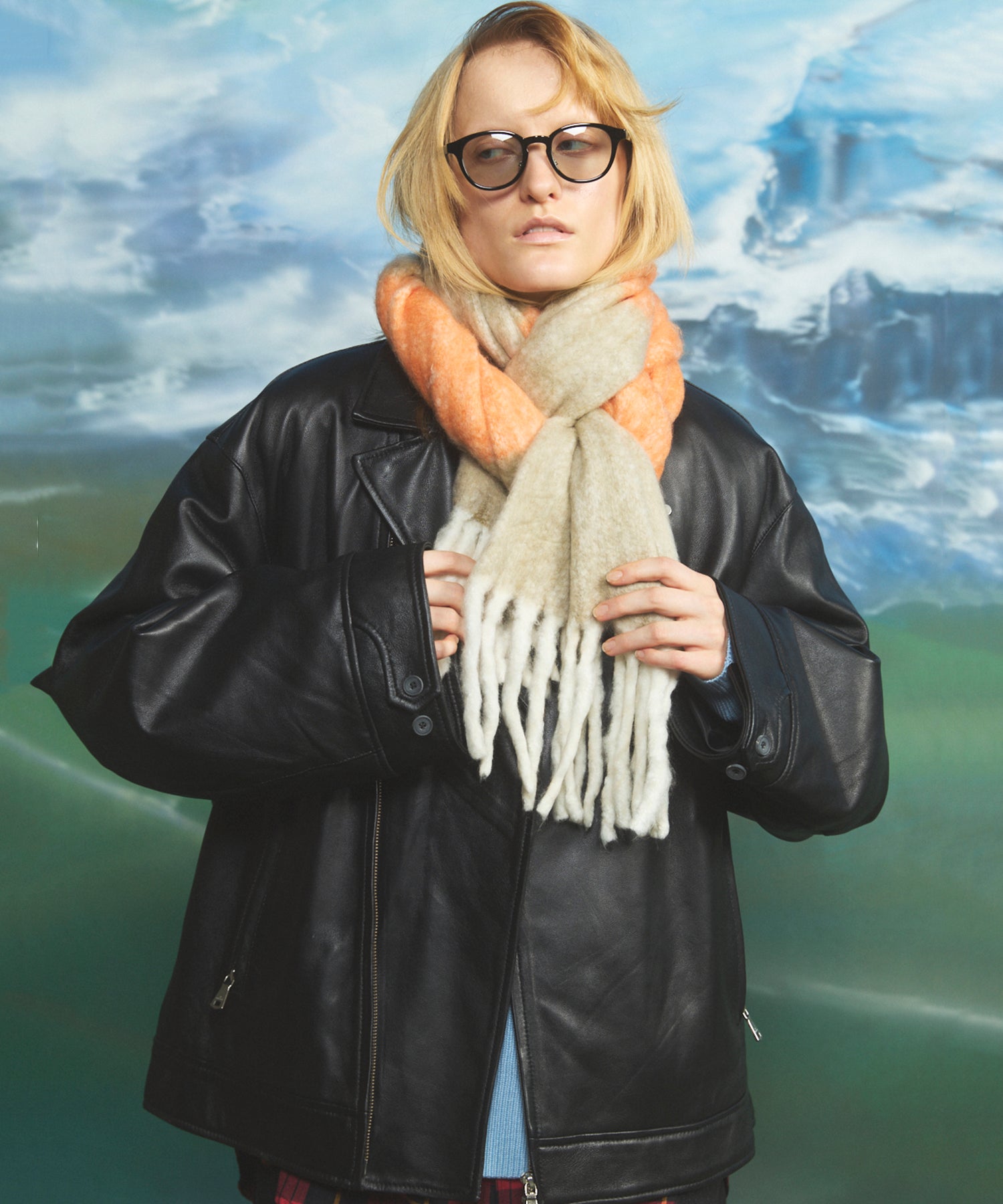 【26AW PRE-ORDER】ウーリッシュボリュームマフラー