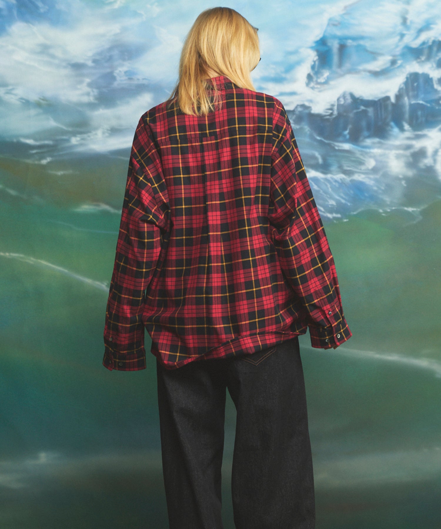 [26AW PRE-ORDER] [Italian dead stock fabric] Prime over regular collar shirt coat