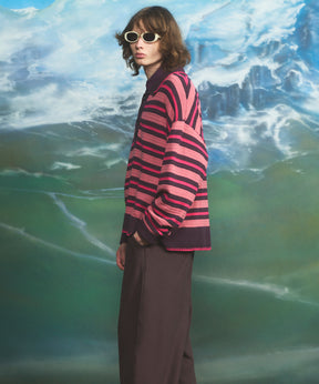 [26SS PRE-ORDER] Airy Striped Gabardine Prime-Over Short-sleeved Shirt