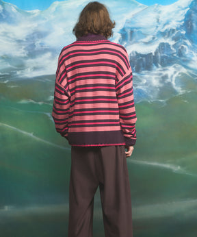 [26SS PRE-ORDER] Airy Striped Gabardine Prime-Over Short-sleeved Shirt