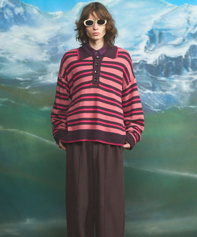 [26SS PRE-ORDER] Airy Striped Gabardine Prime-Over Short-sleeved Shirt