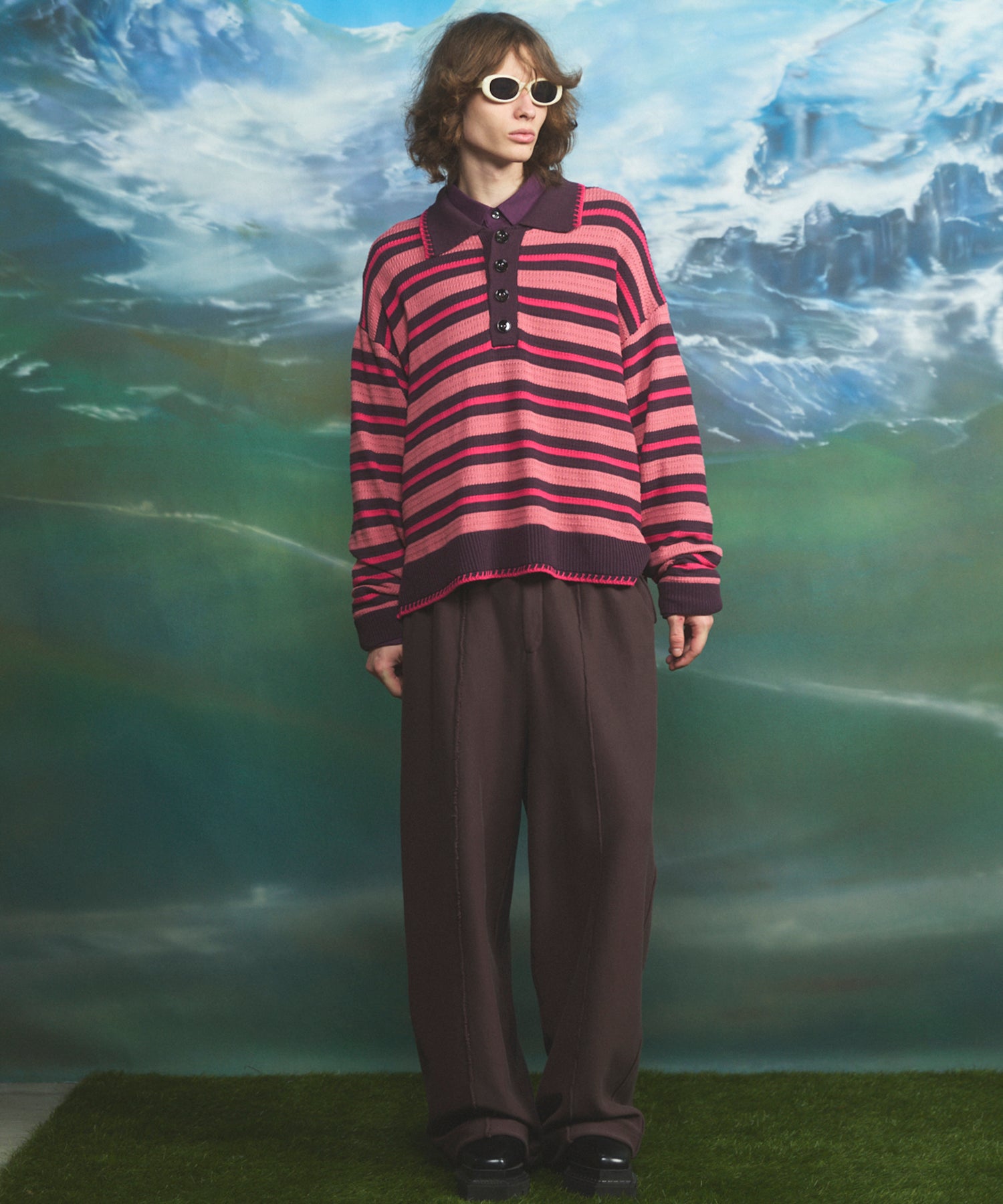 【26AW PRE-ORDER】ヘビーウェイトスウェットプライムワイドピンタックイージーパンツ