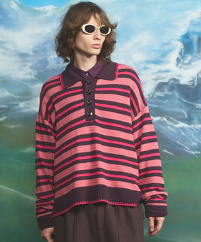 [26SS PRE-ORDER] Airy Striped Gabardine Prime-Over Short-sleeved Shirt