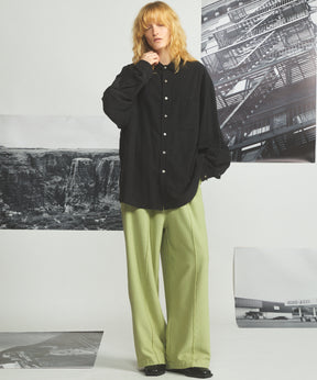[26SS PRE-ORDER] Airy Striped Gabardine Prime-Over Short-sleeved Shirt